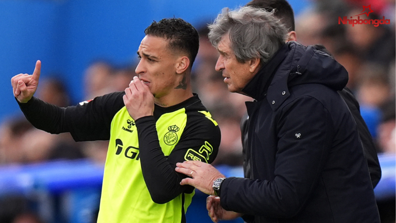 HLV Manuel Pellegrin đánh giá cao Antony